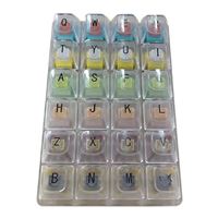 Redragon A135 Crystal Clear Keycaps Standard Doubleshot PBT Keycap Set - 147 Pieces