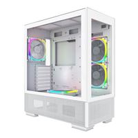 Montech SKY TWO Tempered Glass ATX Mid-Tower Computer Case - White