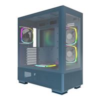 Montech SKY TWO Tempered Glass ATX Mid-Tower Computer Case - Morocco Blue
