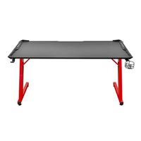Gamdias Daedalus Large Gaming Desk with Carbon Fiber Surface (Black and Red)