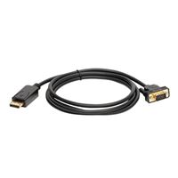 QVS DisplayPort to VGA Cable - 6 ft (Black)