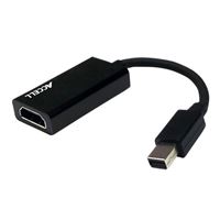 Accell Mini DisplayPort 1.2 Male to HDMI 2.0 Female Active Adapter 6 in. - Black