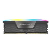 Corsair Vengeance RGB 32GB (2 x 16GB) DDR5-6000 PC5-48000 CL36 Dual Channel Desktop Memory Kit CMH32GX5M2D600 - Black