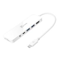 j5create USB Type-C Multi-Port Hub with Power Delivery - White