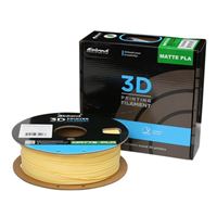Inland 1.75mm PLA 3D Printer Filament 1kg (2.2 lbs) Cardboard Spool - Matte Banana