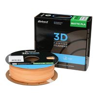 Inland 1.75mm PLA 3D Printer Filament 1kg (2.2 lbs) Cardboard Spool - Matte Peach Dimensional Accuracy +/- 0.03mm, FDM/FFF Printers