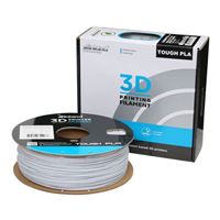 Inland 1.75mm White Marble Tough PLA 3D Printer Filament - 1kg Spool (2.2 lbs)