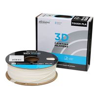 Inland 1.75mm Pearl White Tough PLA 3D Printer Filament - 1kg Spool (2.2 lbs)