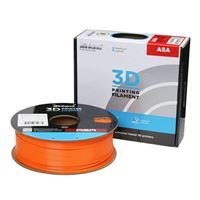 Inland 1.75mm Orange ASA 3D Printer Filament - 1kg Spool (2.2 lbs)