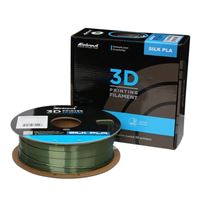 Inland 1.75mm Army Green Silk PLA 3D Printer Filament - 1kg Spool (2.2 lbs)