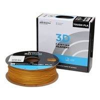 Inland 1.75mm Metallic Gold Tough PLA 3D Printer Filament - 1kg Spool (2.2 lbs)