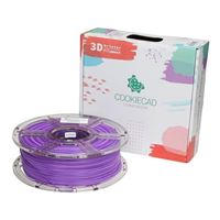 Cookiecad 1.75mm Purple Ombre (Pale Blue Rainbow Transition) PLA 3D Printer Filament - 1kg Spool (2.2 lbs)