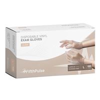 Jeg & Sons Vinyl Exam Gloved Large 100 Count - Clear