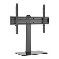 Inland LDT03-23L Universal Swivel Tabletop TV Stand with Glass Base