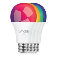 Wyze Bulb Color RGB, 4-pack, 16 Million Colors and Tunable White with App Control