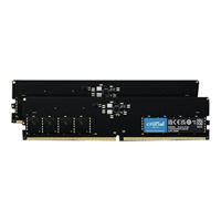 Crucial 64GB (2 x 32GB) DDR5-5600 PC5-44800 CL46 Dual Channel Desktop Memory Kit CT2K32G56C46U5 - Black