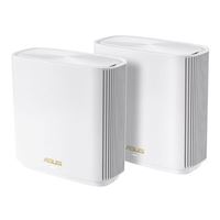 ASUS ZenWiFi - AX7800 WiFi 6 Triple-Band AiMesh Whole Home Wireless System - White (2-Pack)