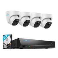 Reolink NVS8-5KD4-A Ultra HD NVR Security Kit - Dome Cameras