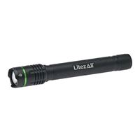LitezAll Rechargeable Thin 2000 Lumen Tactical Flashlight