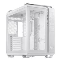 ASUS TUF Gaming GT502 Tempered Glass ATX Mid-Tower Computer Case - White