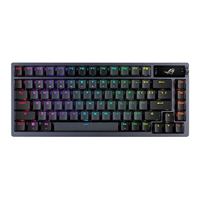 ASUS ROG Azoth Wireless 75% RGB Backlit Custom Mechanical Gaming Keyboard (Black) - ROG NX Blue Switches