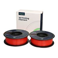 AnkerMake 1.75mm Red PLA+ Filament - 1kg Spool (2.2 lbs) 2-Pack