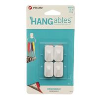 VELCRO Hangables Removable Micro Hook - White 4 pack