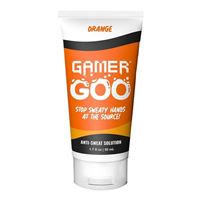 Gamer Goo Antiperspirant Dry Grip for Sweaty Hands Anti Sweat Hand Lotion Non-Sticky, Paraben Free, TSA Travel Safe, Made in USA 1.7 oz. (50mL)  (Orange)