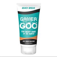 Gamer Goo Antiperspirant Dry Grip for Sweaty Hands Anti Sweat Hand Lotion Non-Sticky, Paraben Free, TSA Travel Safe, Made in USA 1.7 oz. (50mL) (Beach Breeze)