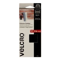 VELCRO 90800 Extreme Outdoor 4&quot; x 1&quot; - Black (5-Pack)
