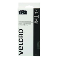 VELCRO 90812 Industrial Strength Strips 4&quot; x 1&quot; - Titanium Gray (10-Pack)