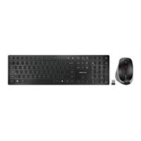 Cherry DW 9500 Slim Wireless Keyboard and Mouse Combo - Black