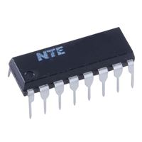 NTE Electronics Integrated Circuit CMOS Inverting Hex Buffer/converter 16-lead DIP
