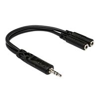 Hosa Technology 3.5mm Stereo Male to 2 x 3.5mm Stereo Female Y Cable - 6 in.