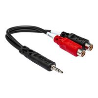 Hosa Technology Stereo 3.5mm Mini Male to 2 RCA Female Y-Cable