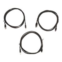 Inland USB Type-A to USB Type-C (Black) - 6 ft. (3 Pack)