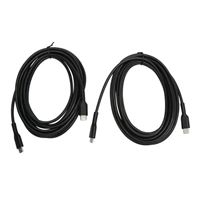 Inland USB Type-C to USB Type-C Cable (Black) - 10 ft. (2 Pack)