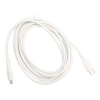 Inland USB Type-C to USB Type-C Cable (White) - 10 ft.