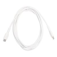 Inland USB Type-C to USB Type-C Cable (White) - 6ft.