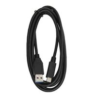 Inland USB Type-A to USB Type-C (Black) - 6 ft.
