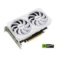 ASUS NVIDIA GeForce RTX 3060 Dual White Dual Fan 8GB GDDR6 PCIe 4.0 Graphics Card