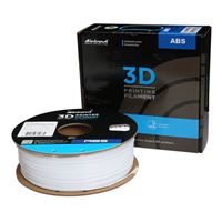 Inland 1.75mm ABS 3D Printer Filament 1kg (2.2 lbs) Spool - UV Luminous White