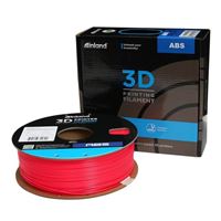 Inland 1.75mm ABS 3D Printer Filament 1kg (2.2 lbs) Spool - UV Luminous Red