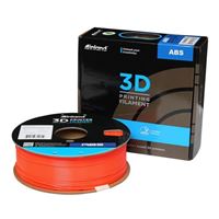 Inland 1.75mm ABS 3D Printer Filament 1kg (2.2 lbs) Spool - UV Luminous Orange