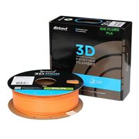 Inland 1.75mm Glow in Dark Fluorescent PLA Filament 1kg Spool (2.2lbs) Spool - Orange