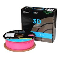 Inland 1.75mm Glow in Dark Fluorescent PLA Filament 1kg Spool (2.2lbs) Spool - Pink