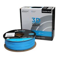 Inland 1.75mm Tough PLA 3D Printer Filament - 1kg (2.2 lbs) Spool - Blue