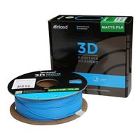 Inland 1.75mm PLA 3D Printer Filament 1kg (2.2 lbs) Cardboard Spool - Matte Blue