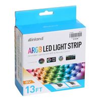 Inland RGB LED Light Strips - 13 ft