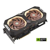 ASUS NVIDIA GeForce RTX 4080 Noctua Edition Overclocked Dual Fan 16GB GDDR6X PCIe 4.0 Graphics Card